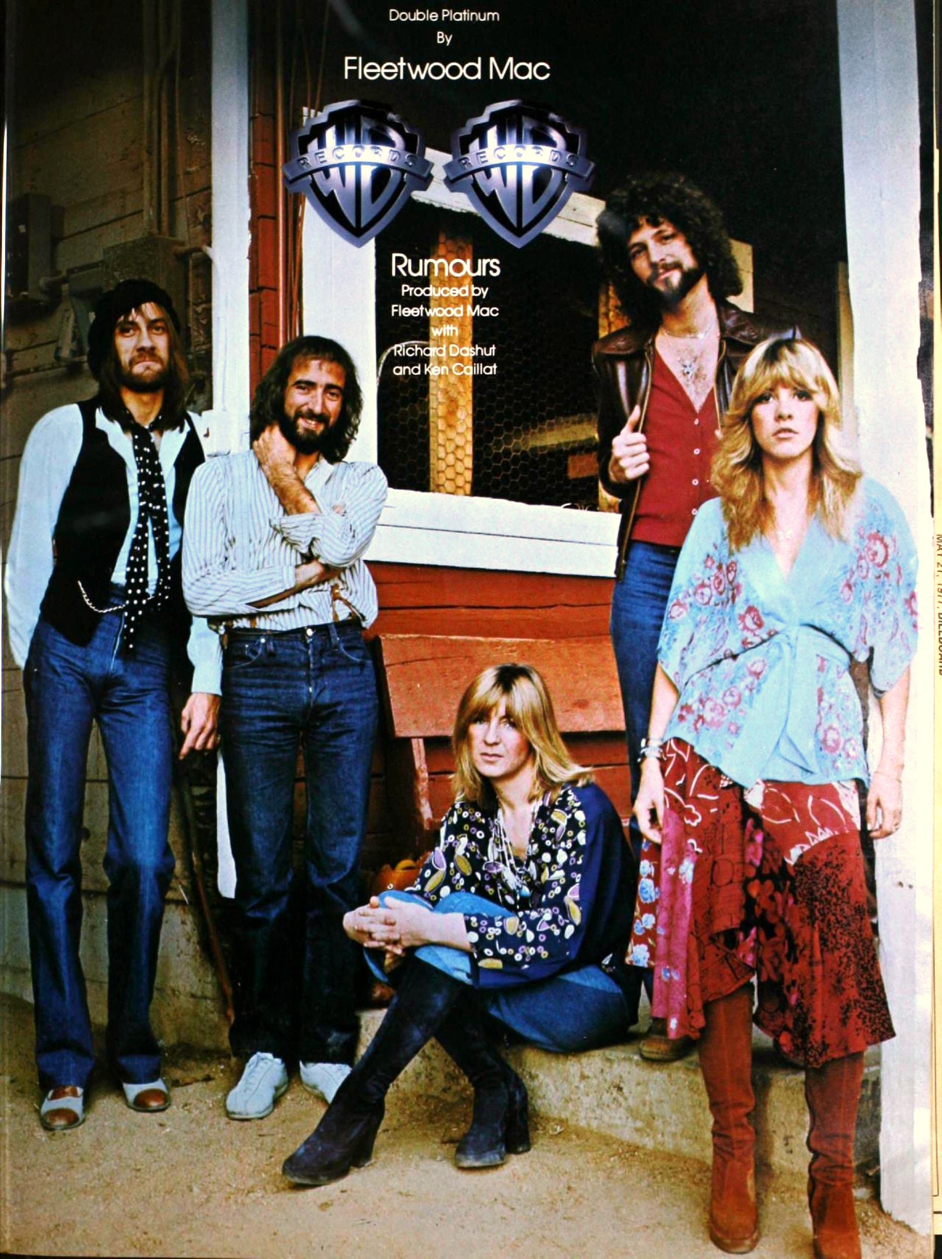 Fleetwood Mac Rumours-era publicity photograph, 1977