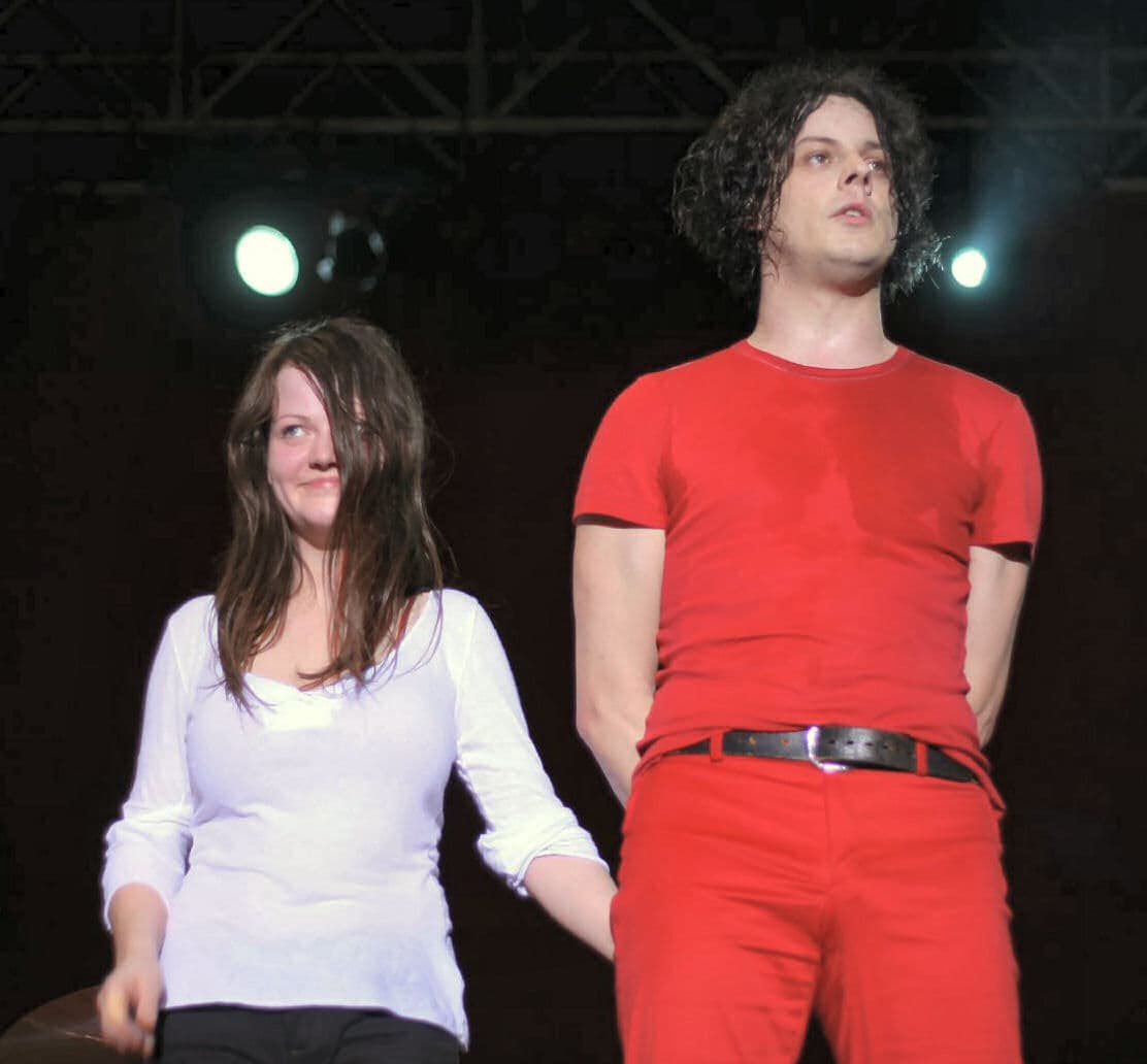 Meg and Jack White of The White Stripes