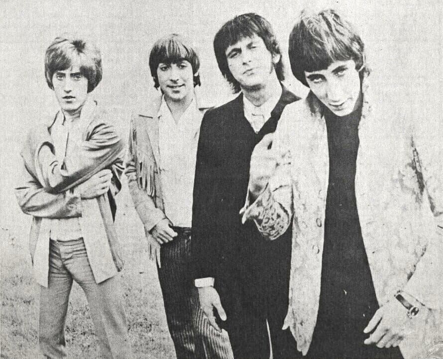 The Who in 1967. L to R: Daltrey, Moon, Entwistle, Townshend