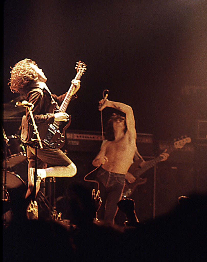 AC/DC at Ulster Hall, Belfast — Angus Young and Bon Scott