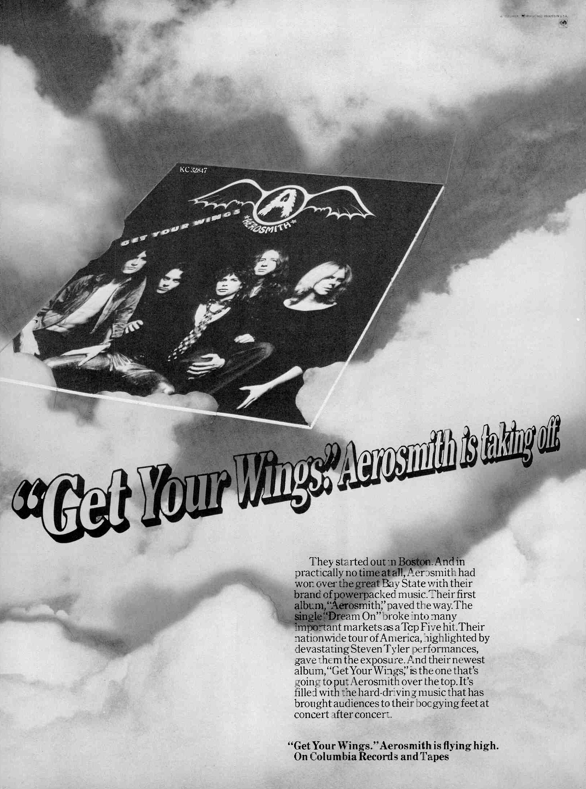 Aerosmith publicity photograph, 1974