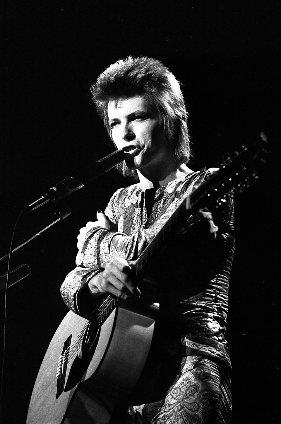 David Bowie as Ziggy Stardust at Santa Monica Civic Auditorium, 1972