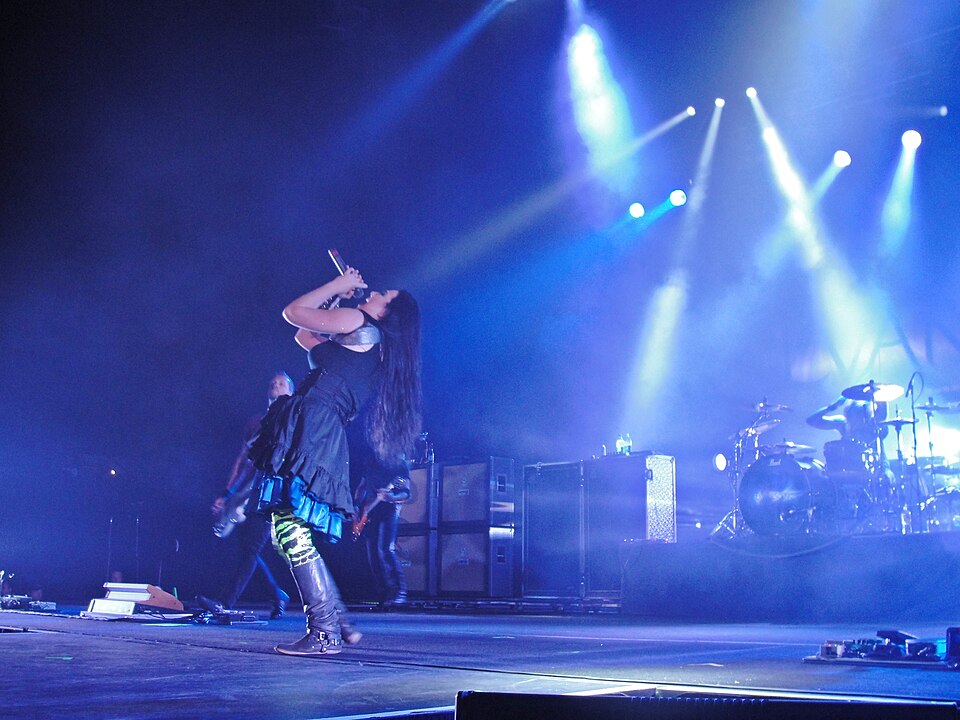 Amy Lee of Evanescence at Laredo Energy Arena