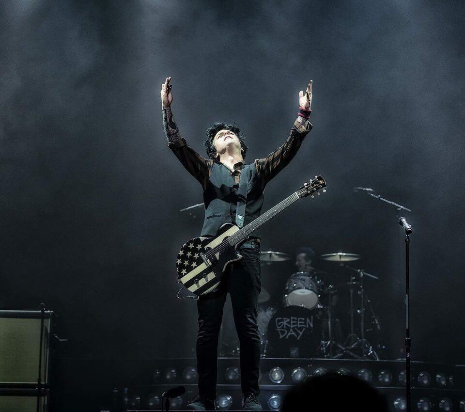 Billie Joe Armstrong with Green Day, Poland, 2017
