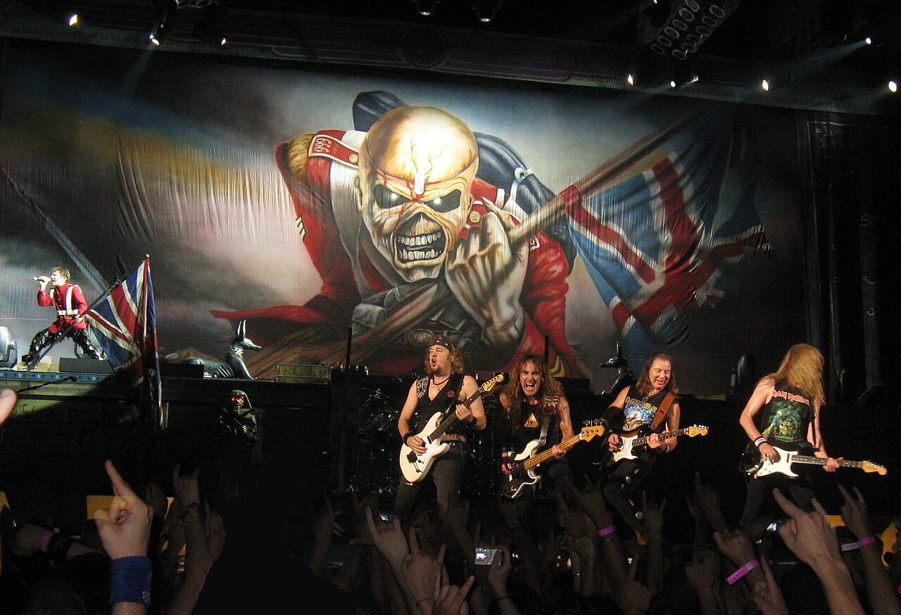 Iron Maiden at Bercy, Paris, 1 July 2008