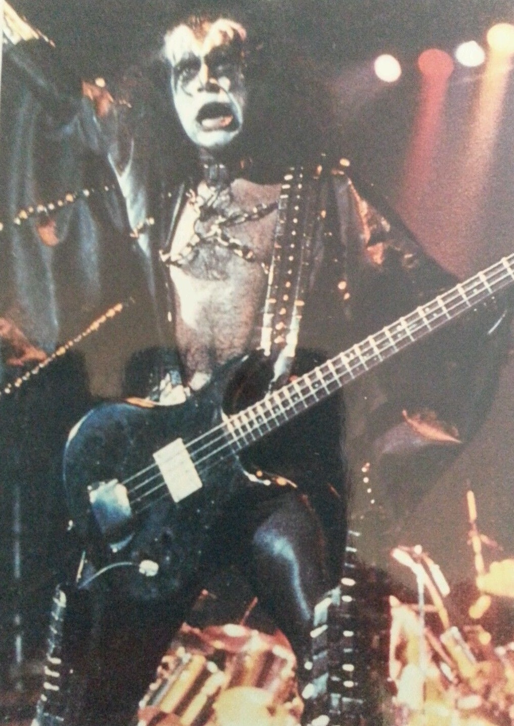 Gene Simmons of Kiss, 1977