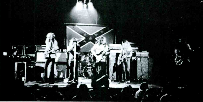 Lynyrd Skynyrd performing live, 1974