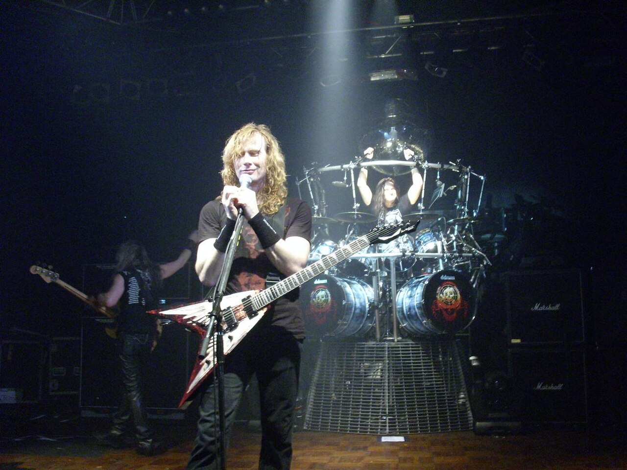 Dave Mustaine with Megadeth, Madrid, 2008