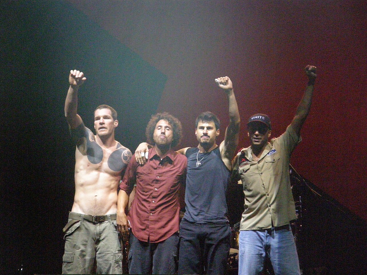 Rage Against the Machine on stage