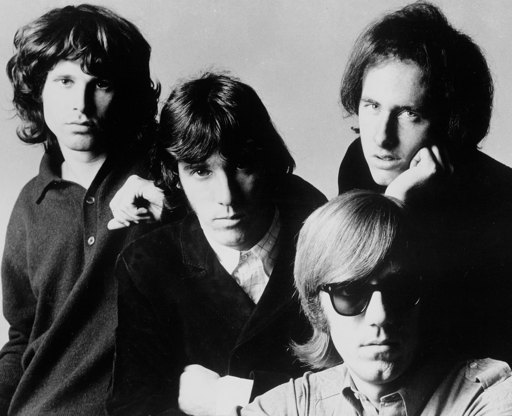 The Doors promotional photo, New York, November 1966 (used on Light My Fire sleeve)