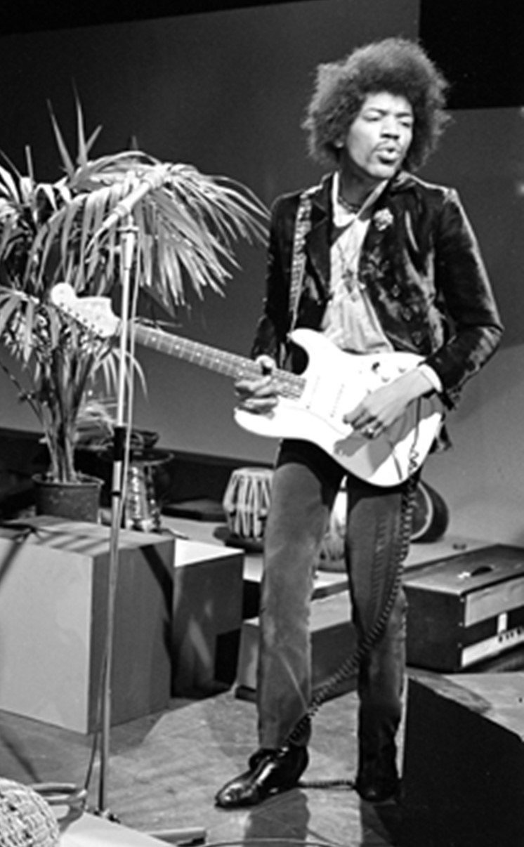 Jimi Hendrix on Dutch TV program Hoepla, 1967